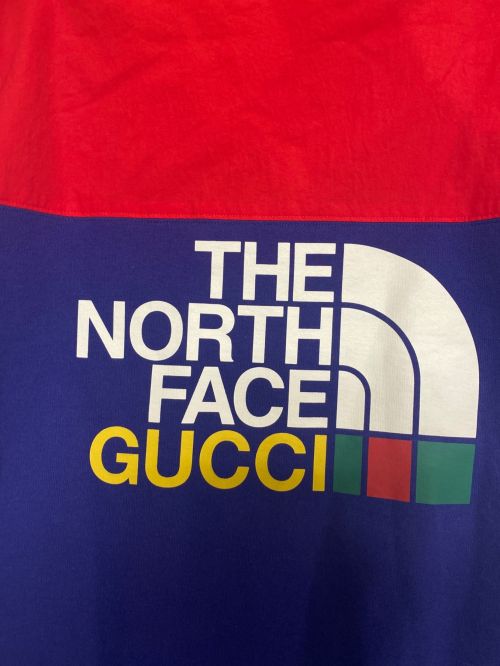 GUCCI（グッチ）GUCCI (グッチ) ジップジャケット ネイビー×レッド サイズ:Lの古着・服飾アイテム