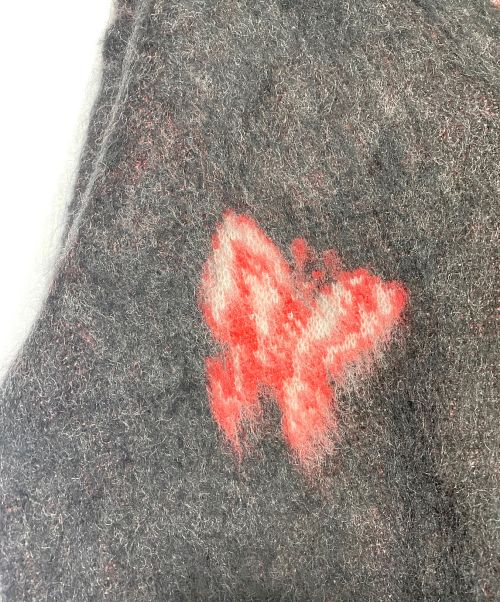 Needles（ニードルズ）Needles (ニードルス) Mohair Cardigan ブラック サイズ:Lの古着・服飾アイテム