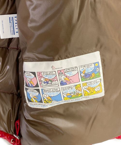 MONCLER（モンクレール）MONCLER (モンクレール) MAYA GIUBBOTTO レッド サイズ:1の古着・服飾アイテム