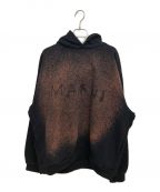 MARNIマルニ）の古着「SPLATTER LOGO PULLOVER」｜ブラック