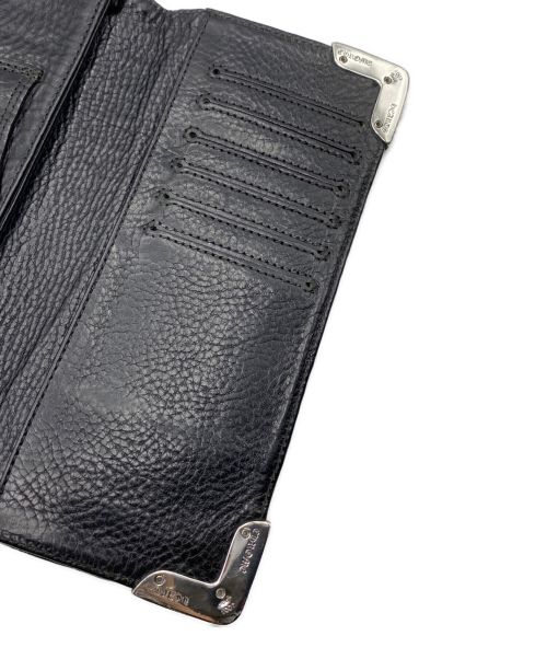 CHROME HEARTS（クロムハーツ）CHROME HEARTS (クロムハーツ)  ALLIGATOR LONG SINGLE FOLD WALLET ブラック サイズ:FREEの古着・服飾アイテム
