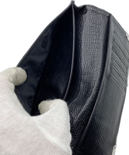 CHROME HEARTS（クロムハーツ）CHROME HEARTS (クロムハーツ)  ALLIGATOR LONG SINGLE FOLD WALLET ブラック サイズ:FREEの古着・服飾アイテム