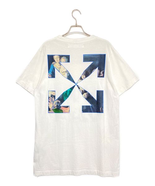 OFFWHITE（オフホワイト）OFFWHITE (オフホワイト) CARAVAGGIO PAINTING S/S ホワイト サイズ:Lの古着・服飾アイテム