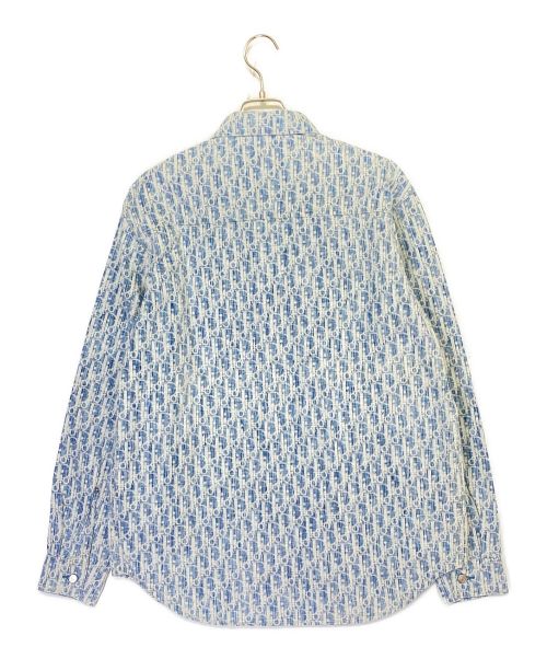 Dior（ディオール）Dior (ディオール) オブリーク コットン デニム オーバーシャツ スカイブルー サイズ:SIZE 39の古着・服飾アイテム