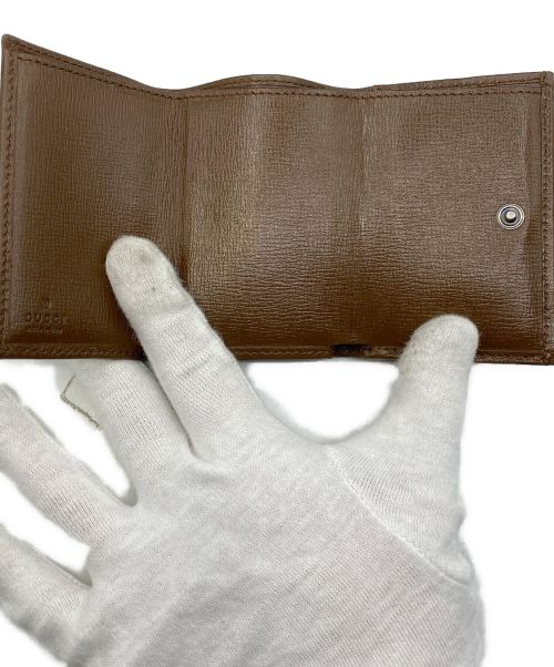 GUCCI（グッチ）GUCCI (グッチ) The Hacker Neo Classic Wallet ブラウン サイズ:-の古着・服飾アイテム