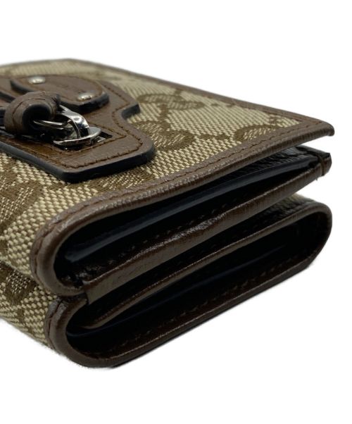 GUCCI（グッチ）GUCCI (グッチ) The Hacker Neo Classic Wallet ブラウン サイズ:-の古着・服飾アイテム