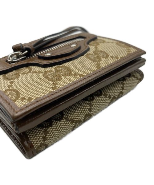 GUCCI（グッチ）GUCCI (グッチ) The Hacker Neo Classic Wallet ブラウン サイズ:-の古着・服飾アイテム