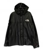 SUPREMEシュプリーム）の古着「Leather Mountain Parka」｜ブラック