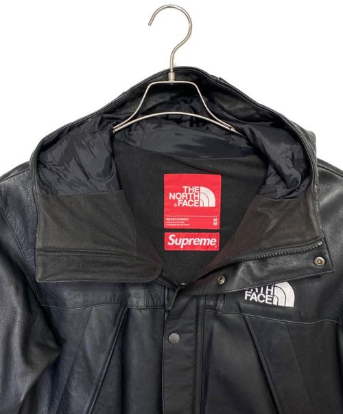SUPREME（シュプリーム）SUPREME (シュプリーム) Leather Mountain Parka ブラック サイズ:Mの古着・服飾アイテム