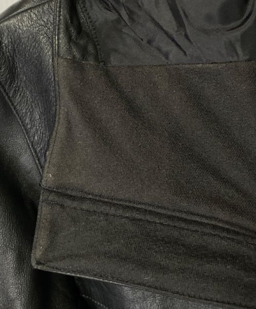 SUPREME（シュプリーム）SUPREME (シュプリーム) Leather Mountain Parka ブラック サイズ:Mの古着・服飾アイテム