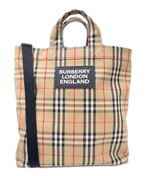 BURBERRY（バーバリー）BURBERRY (バーバリー) ノバチェックトートバッグ ベージュ サイズ:-の古着・服飾アイテム