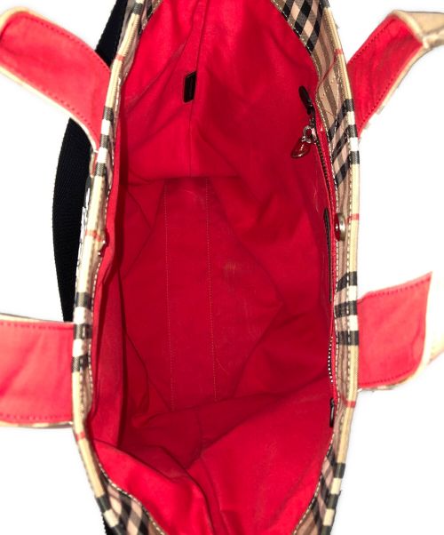 BURBERRY（バーバリー）BURBERRY (バーバリー) ノバチェックトートバッグ ベージュ サイズ:-の古着・服飾アイテム
