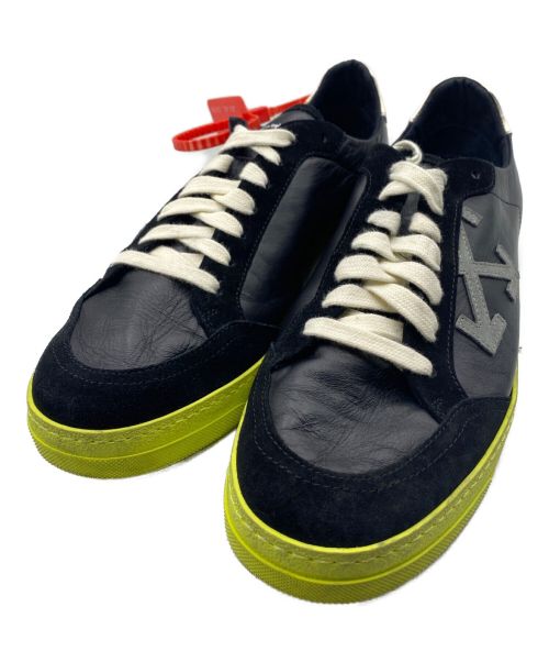 OFFWHITE（オフホワイト）OFFWHITE (オフホワイト) スニーカー ブラック×イエロー サイズ:44の古着・服飾アイテム