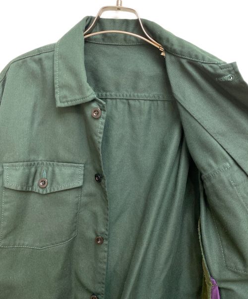 sacai（サカイ）sacai (サカイ) 21AW Grosgrain Shirt ブラウン サイズ:3の古着・服飾アイテム