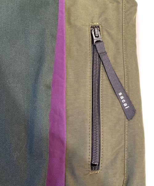 sacai（サカイ）sacai (サカイ) 21AW Grosgrain Shirt ブラウン サイズ:3の古着・服飾アイテム