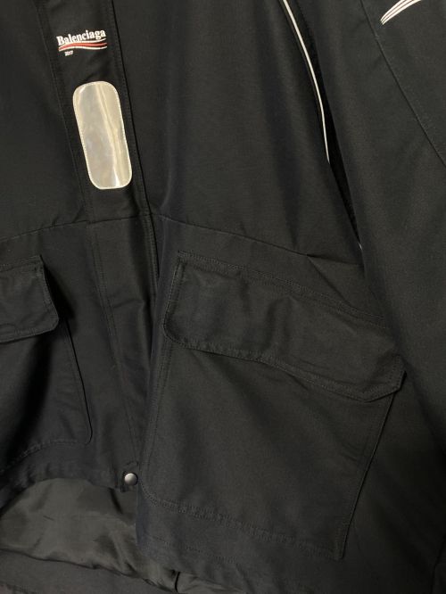 BALENCIAGA（バレンシアガ）BALENCIAGA (バレンシアガ) Cシェイプジャケット ブラック サイズ:SIZE 48の古着・服飾アイテム