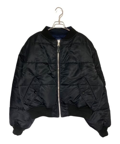 VETEMENTS（ヴェトモン）VETEMENTS (ヴェトモン) Reversible Bomber Jacket ブラック サイズ:Sの古着・服飾アイテム