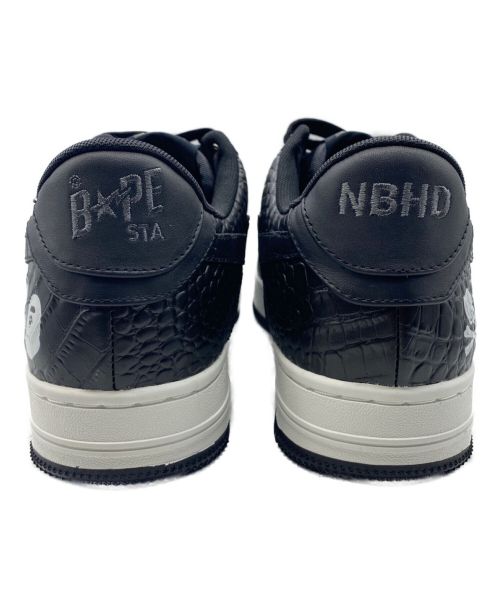 A BATHING APE（ア ベイシング エイプ）A BATHING APE (アベイシングエイプ) BAPE NBHD BAPE STA ブラック サイズ:28cm (US10) 未使用品の古着・服飾アイテム