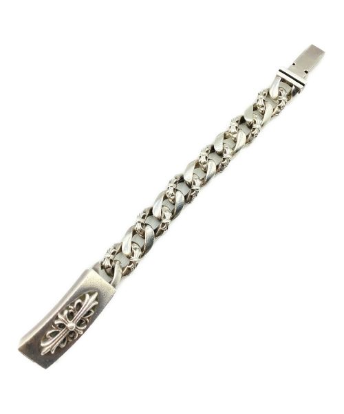 CHROME HEARTS（クロムハーツ）CHROME HEARTS (クロムハーツ) ファンシーリンク フローラルクロス ID ブレスレット サイズ:-の古着・服飾アイテム