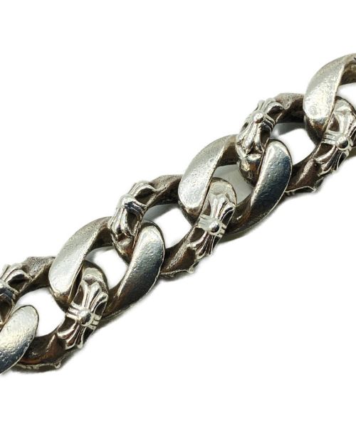CHROME HEARTS（クロムハーツ）CHROME HEARTS (クロムハーツ) ファンシーリンク フローラルクロス ID ブレスレット サイズ:-の古着・服飾アイテム