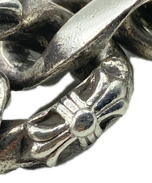 CHROME HEARTS（クロムハーツ）CHROME HEARTS (クロムハーツ) ファンシーリンク フローラルクロス ID ブレスレット サイズ:-の古着・服飾アイテム