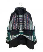 sacaiサカイ）の古着「Rug Jacquard Blouson」｜ブラック