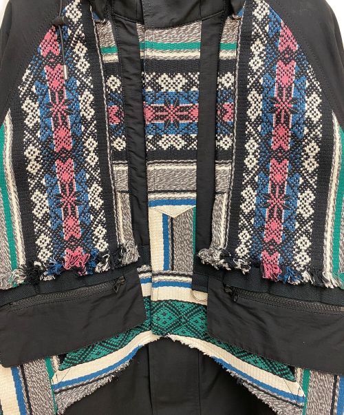 sacai（サカイ）sacai (サカイ) Rug Jacquard Blouson ブラック サイズ:３の古着・服飾アイテム