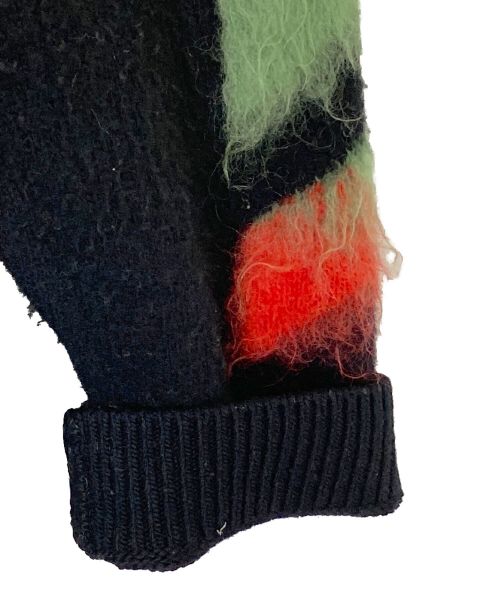 OFFWHITE（オフホワイト）OFFWHITE (オフホワイト)  Brushed Arrows Full-zip Hooded Sweater ブラック サイズ:XXLの古着・服飾アイテム