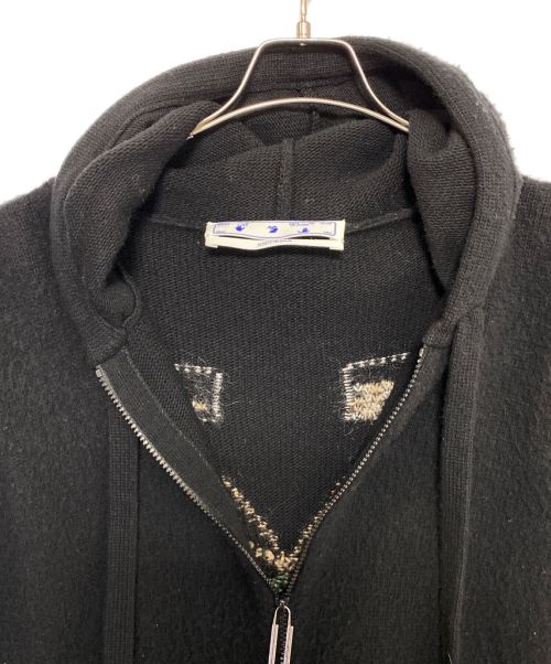 OFFWHITE（オフホワイト）OFFWHITE (オフホワイト)  Brushed Arrows Full-zip Hooded Sweater ブラック サイズ:XXLの古着・服飾アイテム