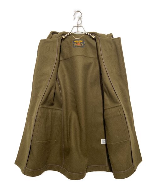 CALEE（キャリー）CALEE (キャリー) ダッフルコート オリーブ サイズ:Ⅿの古着・服飾アイテム