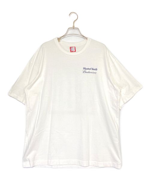 WASTED YOUTH（ウェイステッドユース）WASTED YOUTH (ウェイステッド ユース) Tシャツ ホワイト サイズ:XLの古着・服飾アイテム