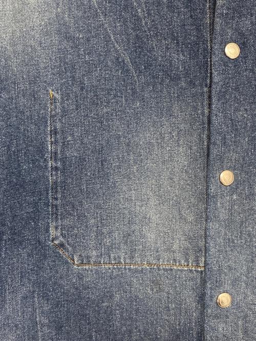 Dior（ディオール）Dior (ディオール) Cotton Denim Overshirt インディゴ サイズ:SIZE 54の古着・服飾アイテム