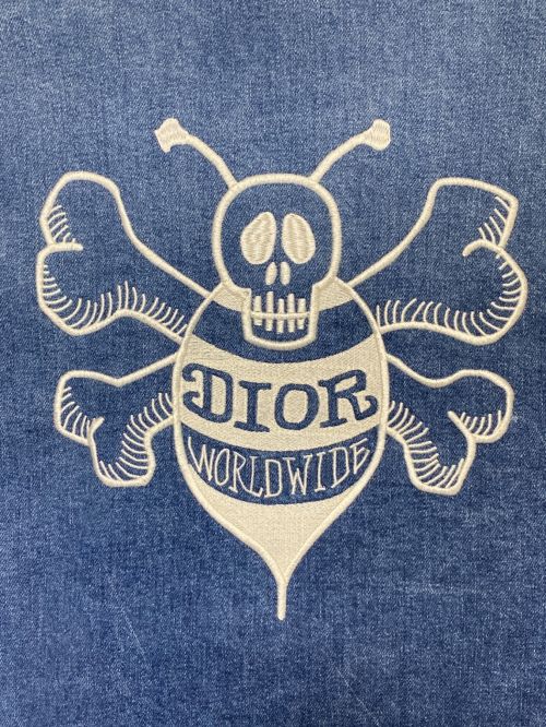 Dior（ディオール）Dior (ディオール) Cotton Denim Overshirt インディゴ サイズ:SIZE 54の古着・服飾アイテム
