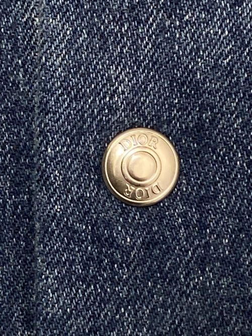Dior（ディオール）Dior (ディオール) Cotton Denim Overshirt インディゴ サイズ:SIZE 54の古着・服飾アイテム