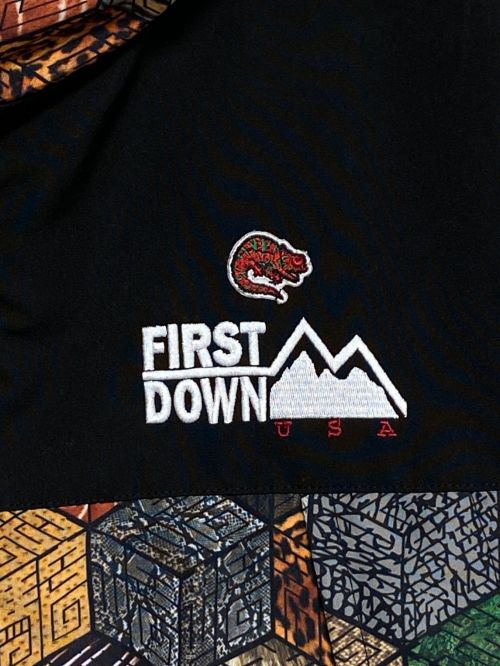 FIRST DOWN（ファーストダウン）FIRST DOWN (ファーストダウン) MOTOWN JKT ブラック サイズ:XLの古着・服飾アイテム