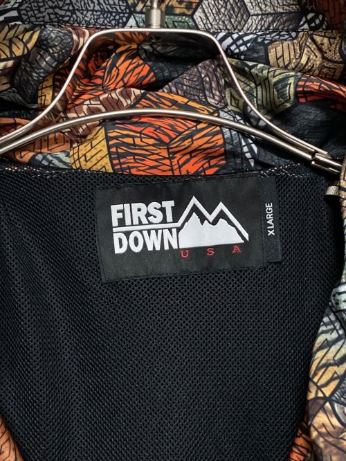FIRST DOWN（ファーストダウン）FIRST DOWN (ファーストダウン) MOTOWN JKT ブラック サイズ:XLの古着・服飾アイテム