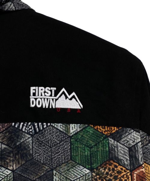 FIRST DOWN（ファーストダウン）FIRST DOWN (ファーストダウン) MOTOWN JKT ブラック サイズ:XLの古着・服飾アイテム