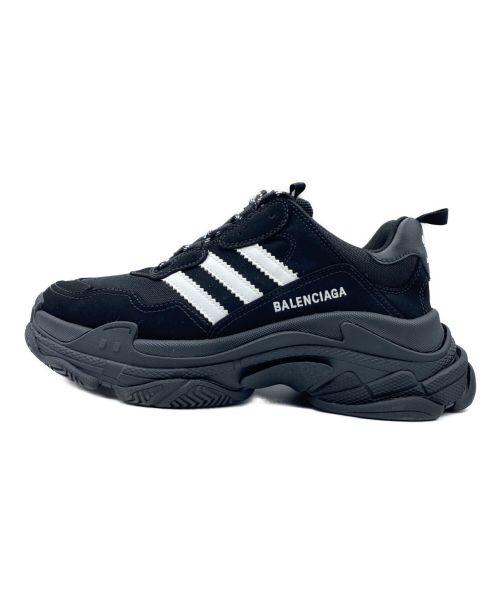 BALENCIAGA（バレンシアガ）BALENCIAGA (バレンシアガ) adidas (アディダス) TRIPLE S ブラック サイズ:43 / 28.5cm （US10）の古着・服飾アイテム