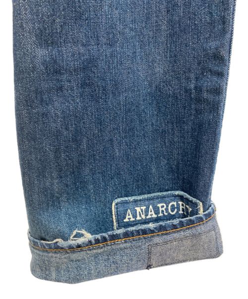 NUMBER (N)INE（ナンバーナイン）NUMBER (N)INE (ナンバーナイン) 02SS パッチデニムパンツ インディゴ サイズ:4の古着・服飾アイテム