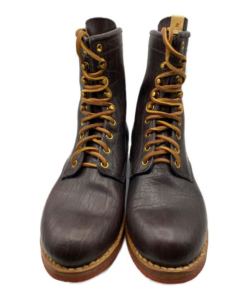 VISVIM（ビズビム）VISVIM (ビズビム) BRIGADIER BOOTS HI-FOLK ブラウン サイズ:US 09の古着・服飾アイテム