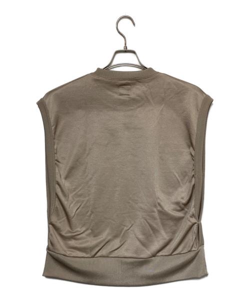 Needles（ニードルズ）Needles (ニードルズ) Sleeveless Tee C/PE Bright Jersey ベージュ サイズ:Sの古着・服飾アイテム