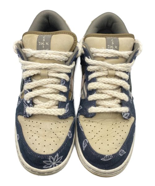 NIKE（ナイキ）NIKE (ナイキ) Travis Scott (トラビス・スコット) SB DUNK LOW PRM QS ベージュ サイズ:26cm (US 8)の古着・服飾アイテム