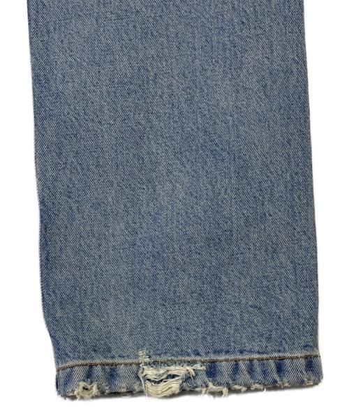 BALENCIAGA（バレンシアガ）BALENCIAGA (バレンシアガ) Destroyed Normal Pants インディゴ サイズ:27の古着・服飾アイテム