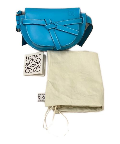 LOEWE（ロエベ）LOEWE (ロエベ) ゲートバムバッグ スカイブルー サイズ:ミニの古着・服飾アイテム
