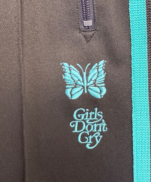 Needles（ニードルズ）Needles (ニードルズ) GIRLS DON'T CRY (ガールズ ドント クライ) Track Pants ブラウン サイズ:XSの古着・服飾アイテム
