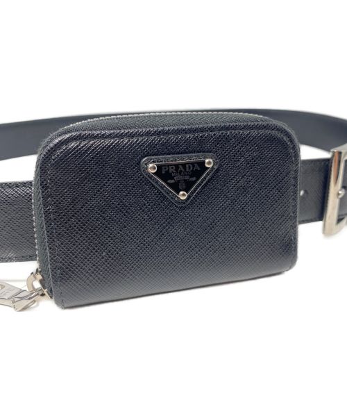 PRADA（プラダ）PRADA (プラダ) Accessories Belt ブラック サイズ:2の古着・服飾アイテム