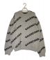 BALENCIAGA（バレンシアガ）の古着「ALL OVER LOGO SWEATER」｜グレー