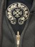 中古・古着 CHROME HEARTS (クロムハーツ) ジップパーカー ブラック サイズ:S：69800円