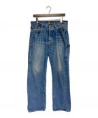 HUMAN MADEヒューマンメイド）の古着「STORM COWBOY DENIM PANT TYPE 1954」｜インディゴ