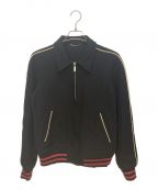 Saint Laurent Parisサンローランパリ）の古着「ウール ジップ テディ ジャケット」｜ブラック
